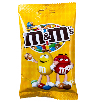 Драже M&M`S с арахисом и молочным шоколадом 90г