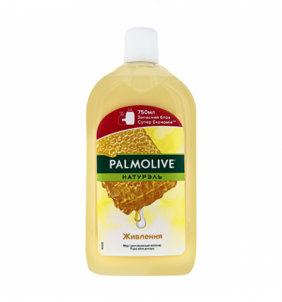 Рідке мило Palmolive Натурель мед та зволожуюче молочко750мл
