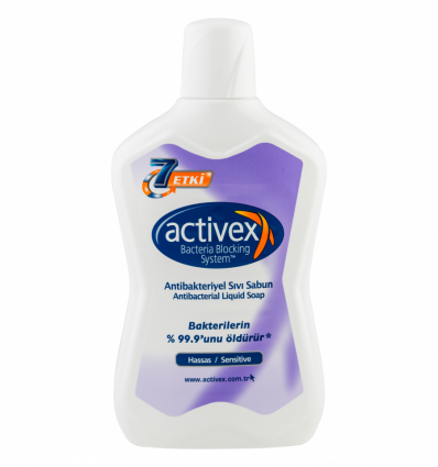 Рідке мило Activex Антибактеріальне для чутливої шкіри 700мл