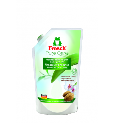 Мыло жидкое Frosch Pure Care Миндальное молочко 500мл