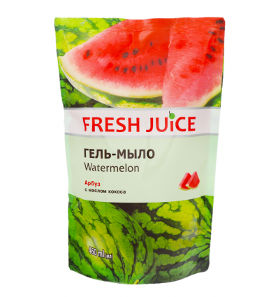 Гель-мило Fresh Juice Watermelon з маслом кокоса і екстрактом кавуна 460мл