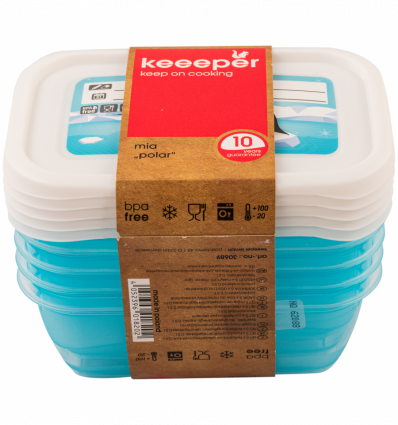 Набор емкостей Keeeper для замораживания 0,5л 5шт
