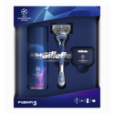 Подарочный набор Gillette бритва Fusion 5 + гель для бритья 75мл + дорожная косметичка