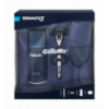 Набір Gillette бритва Mach3+гель Fusion для гоління 1шт