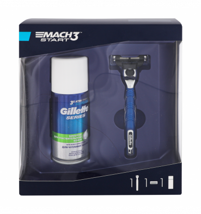 Набір Gillette піна для гоління 100мл+бритва з касетою 1шт