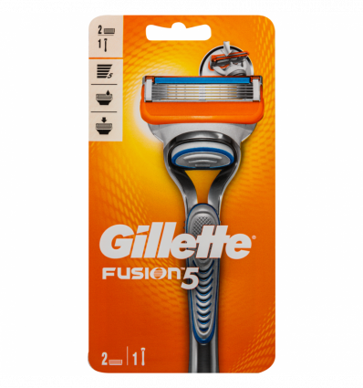 Бритва Gillette Fusion зі змінною касетою 1шт + 1шт