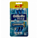 Бритва Gillette Blue 3 Cool одноразовая 4+2шт