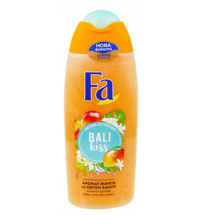 Крем-гель для душа Fa Bali Kiss аромат манго и цветов ванили 250мл