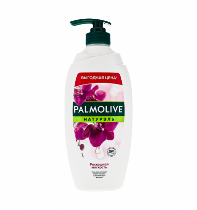 Гель-крем для душа Palmolive Натурель Розкішна м'якість Чорна орхідея і зволожуюче молочко 750мл