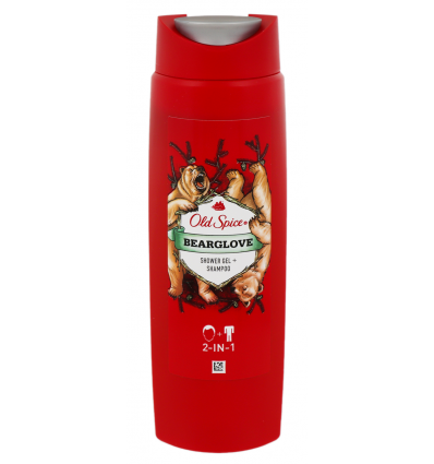 Гель для душа+Шампунь Old Spice 2в1 Bearglove 250мл