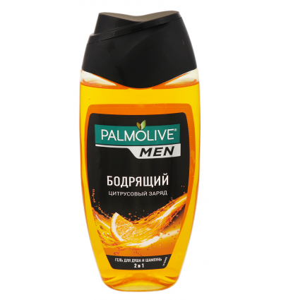 Гель для душа+Шампунь Palmolive Men 2в1 Цитрусов Заряд 250мл