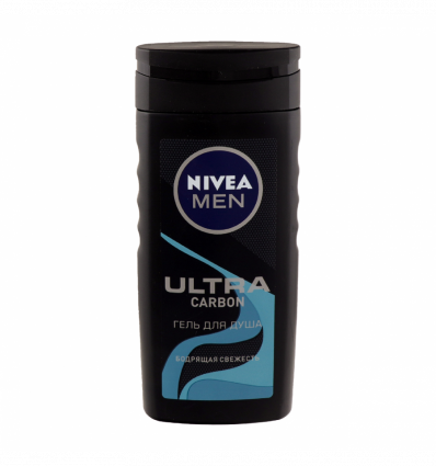 Гель для душа Ultra Carbon Nivea 250мл