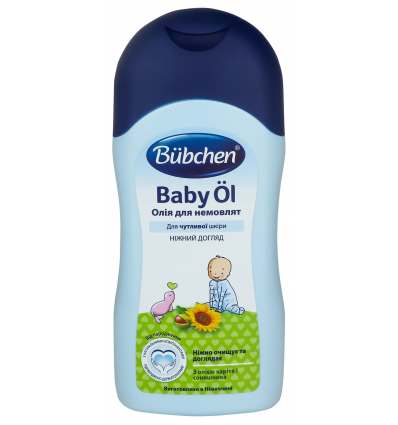 Масло для младенцев Bübchen для чувствительной кожи 200мл