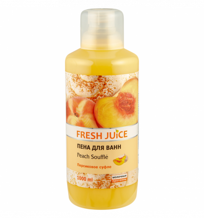 Пінка для ванни Fresh Juice Персикове суфле 1000мл