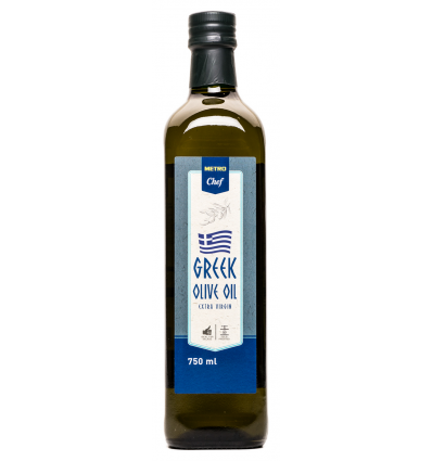 Олія оливкова Metro Chef Greek ExtraVirgin нерафіновна750мл