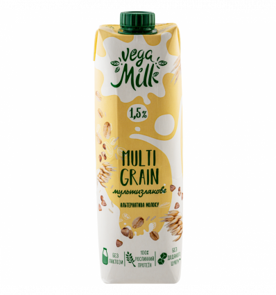Напій мультизлаковий Vega Milk ультрапаст 1,5% 950мл