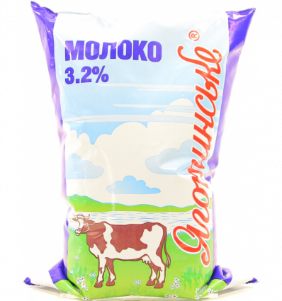 Молоко Яготинське коровье питьевое пастеризованное 3,2% 900г