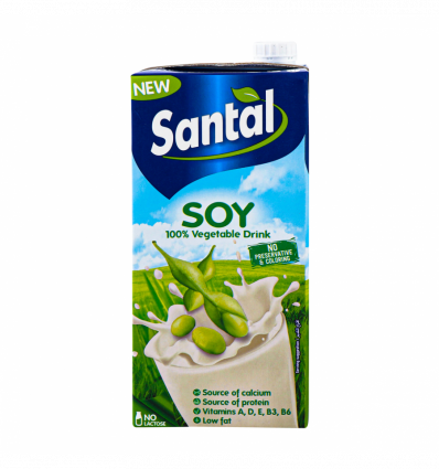 Напій соєвий Santal Soy 1л
