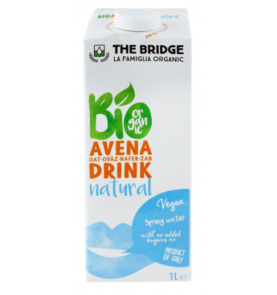 Напиток овсяный The Bridge Bio natural 1л