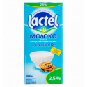 Молоко Lactel с витамином D3 питьевое ультрапаст 2,5% 1000г