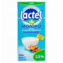 Молоко Lactel з вітаміном D3 питне ультрапастериз 2,5% 1000г