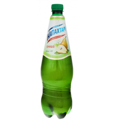 Лимонад Натахтари Груша безалкогольний середньогазований 1л