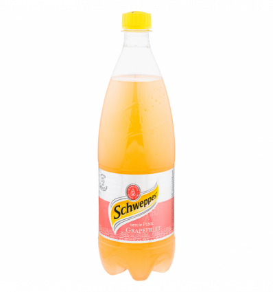 Напій Schweppes Pink Grapefruit безалкогольний сильногазований 1л