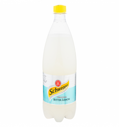 Напій Schweppes Bitter Lemon безалкогольний сильногазований 1л