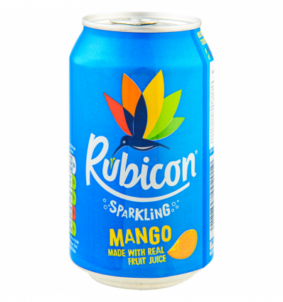 Напиток Rubicon Манго сильногазированный 0.33л