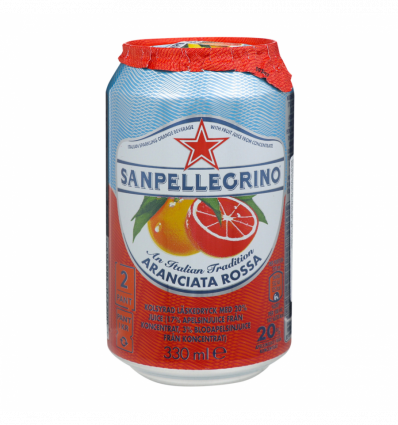 Напій безалкогольний Sanpellegrino Aranciata Rossa 0,33л бляшана банка