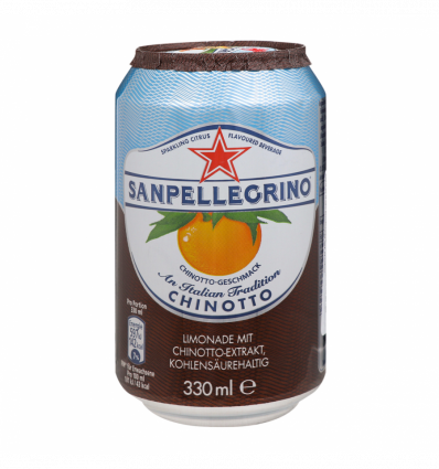 Напиток безалкогольный Sanpellegrino Chinotto 330мл жестяная банка