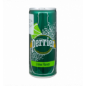 Напиток Perrier на основе природной минеральной газированной воды со вкусом лайма 0,25л жестяная ба