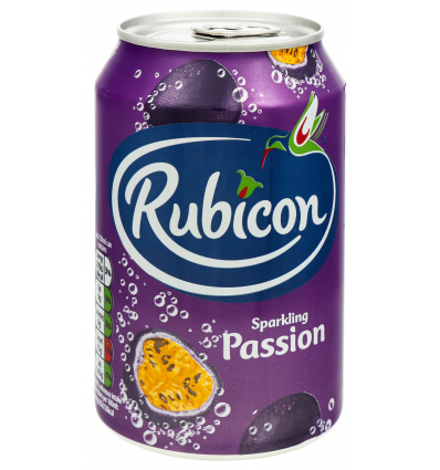 Напій Rubicon зі смаком маракуйї 330мл бляшана банка