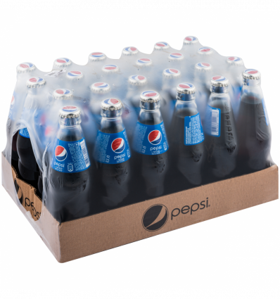Напій Pepsi безалкогольний сильногазований 0,33л*24 скло