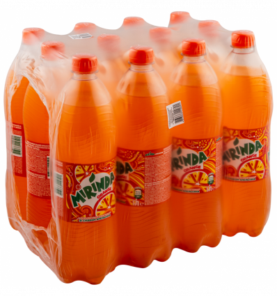 Напій безалкогольний Mirinda апельсин 1л*12