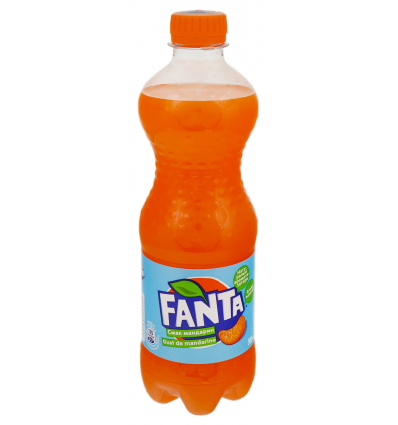 Напиток Fanta Мандарин безалкогольный сильногазированный 500мл