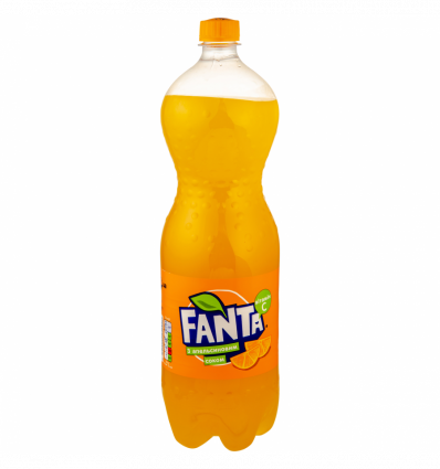 Напій Fanta Апельсин безалкогольний сильногазований 1,5л