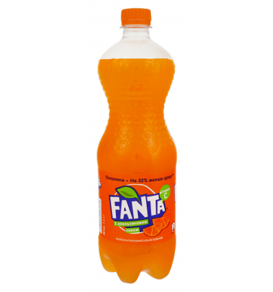 Напій Fanta Апельсин безалкогольний сильногазований 1л*12
