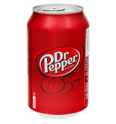 Напій Dr Pepper безалкогольний газований із цукром 330мл
