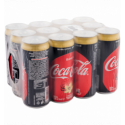 Напій Coca-Cola Zero Ваніла безалкогольний сильногазований бляшана банка 330мл*12