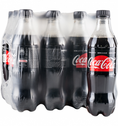 Напиток Coca-Cola Zero безалкогольный сильногазированный 12х500мл