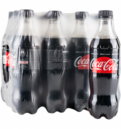 Напиток Coca-Cola Zero безалкогольный сильногазированный 500мл*12