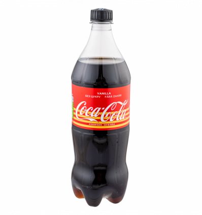 Напій Coca-Cola Zero Ваніла безалкогольний сильногазований 1л