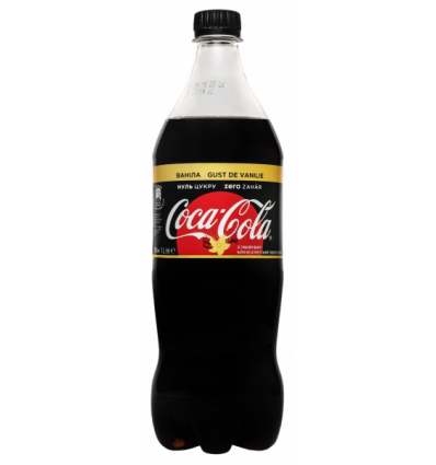 Напій Coca-Cola Zero Ваніла безалкогольний сильногазований 1л*12