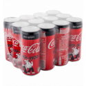 Напій Coca-Cola Zero безалкогольний сильногазований бляшана банка 0,33л*12