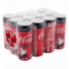 Напій Coca-Cola Zero безалкогольний сильногазований бляшана банка 0,33л*12