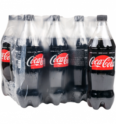Напій Coca-Cola Zero безалкогольний сильногазований 1л*12