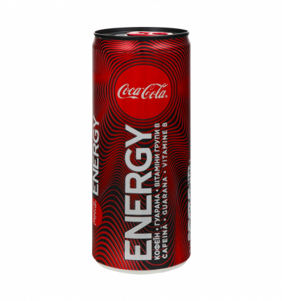 Напиток Coca-Cola Energy безалкогольный сильногазированый жестяная банка 250мл