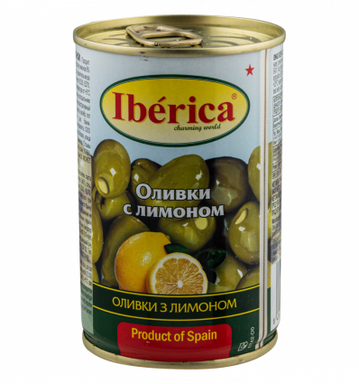 Оливки Iberica с лимоном 300г