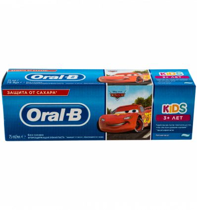 Паста зубная Oral-B Frozen&Cars Kids для детей от 3 лет 75мл